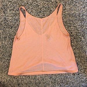pink free people sleek n easy tank